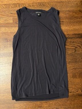 Athleta Black Sleeveless Crewneck Tank